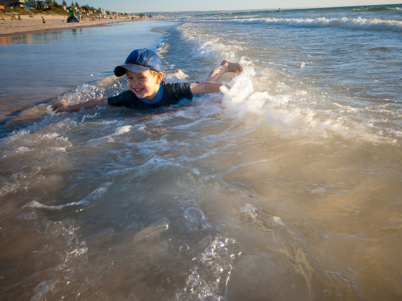 Catching a wave