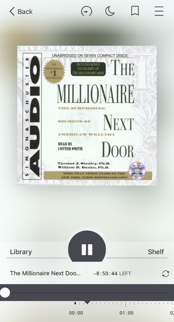 the millionaire next door audiobook